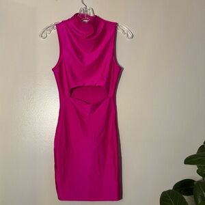 Fashion Nova Fuchsia Form Fit Dress